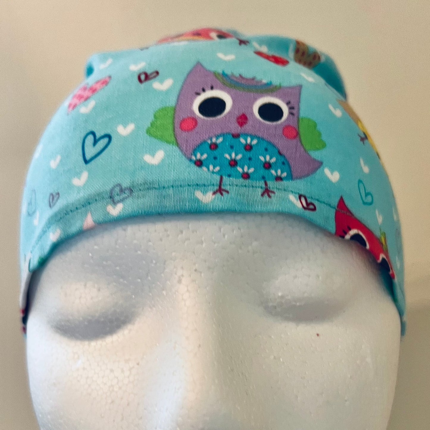 Scrub Caps - Colorful Owls