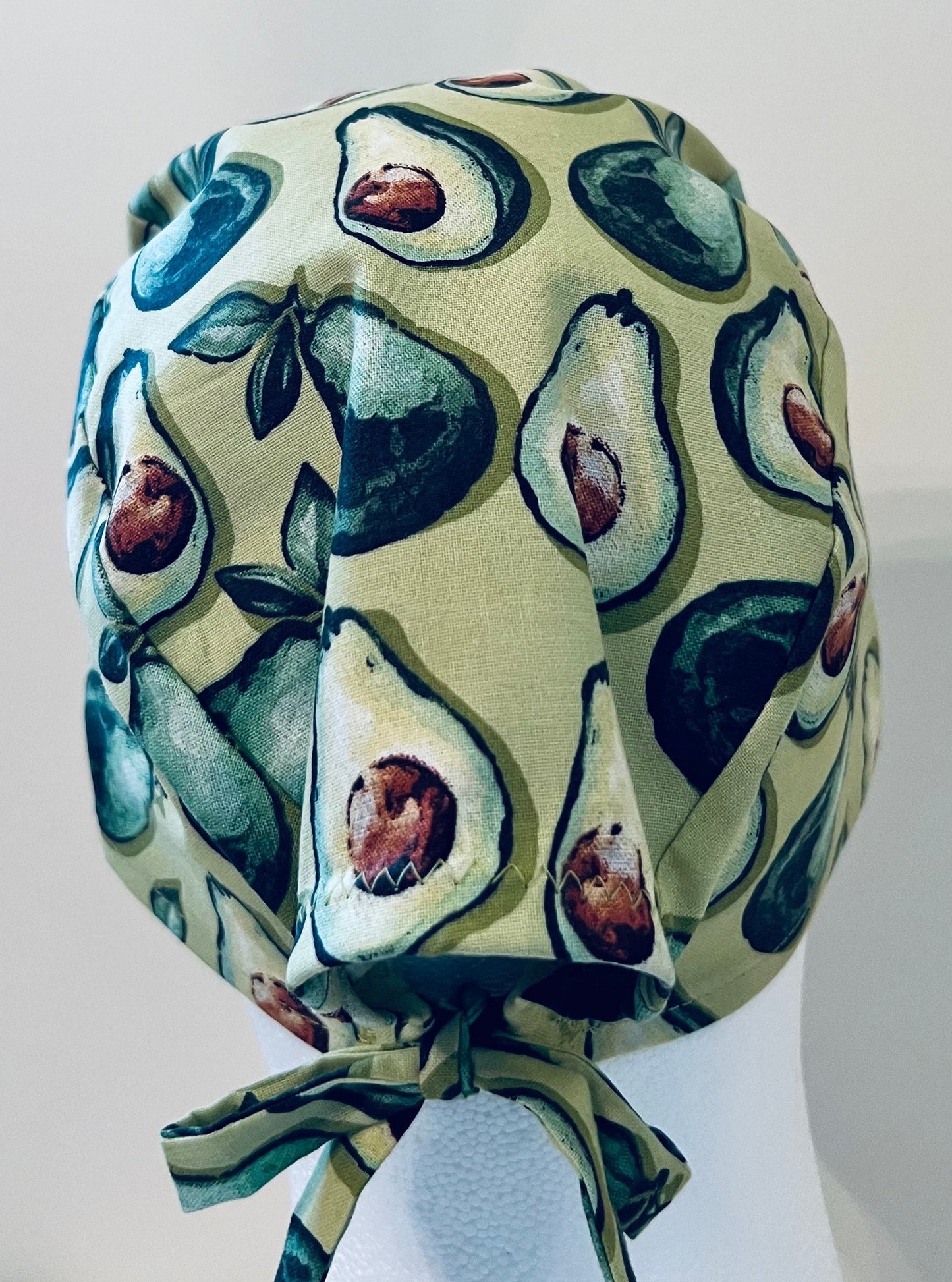 Scrub Cap-Avocados