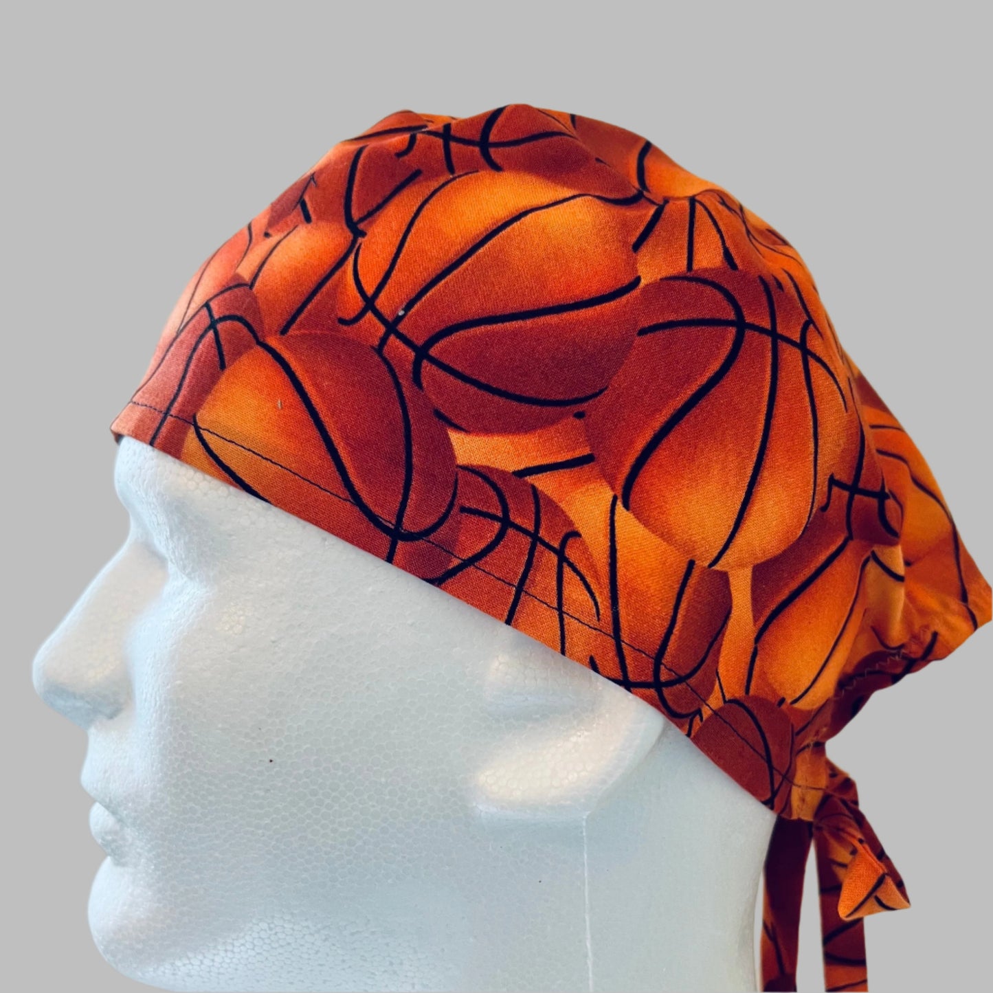 Scrub Cap - Basketball