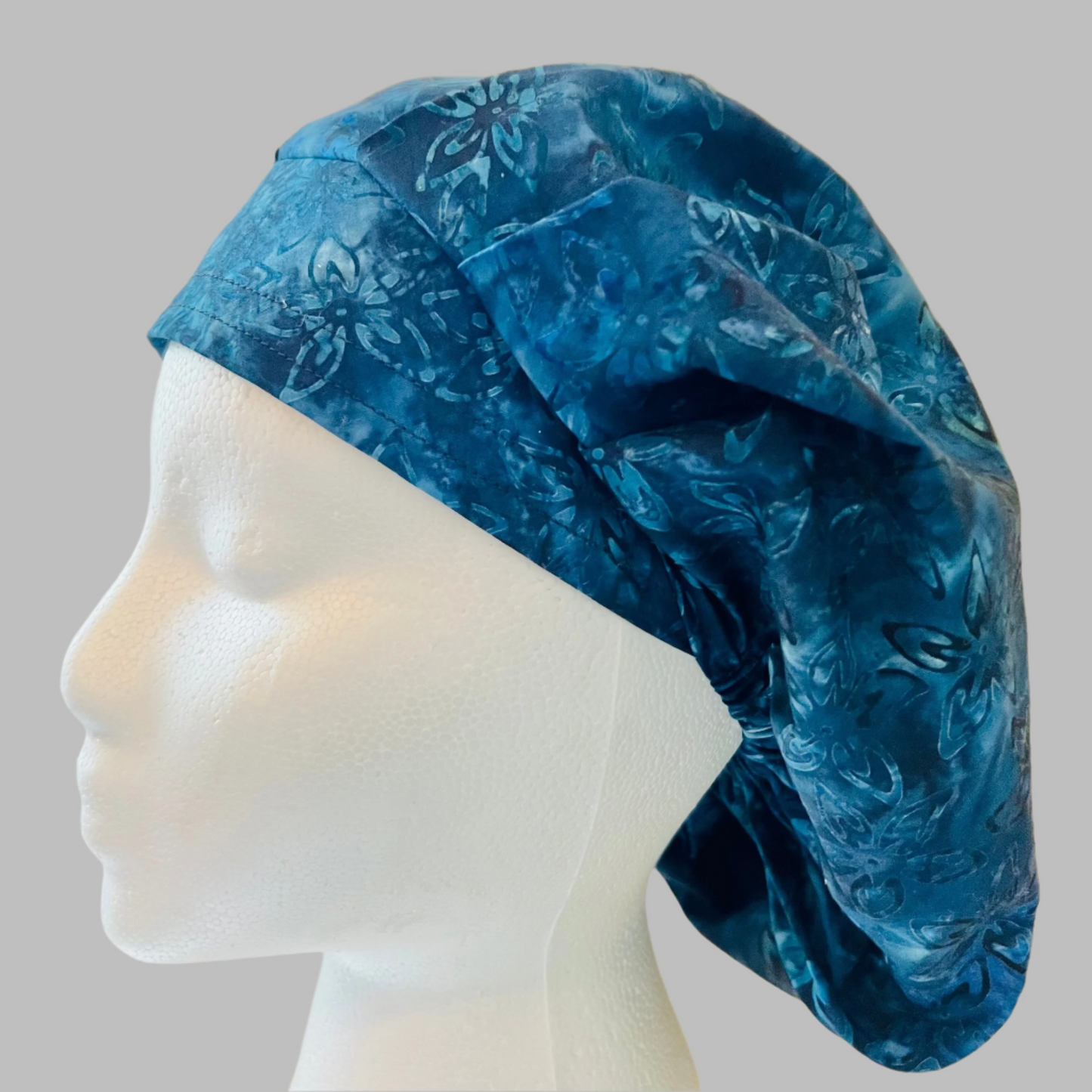 Bouffant-Surgical Hats-Batik blues