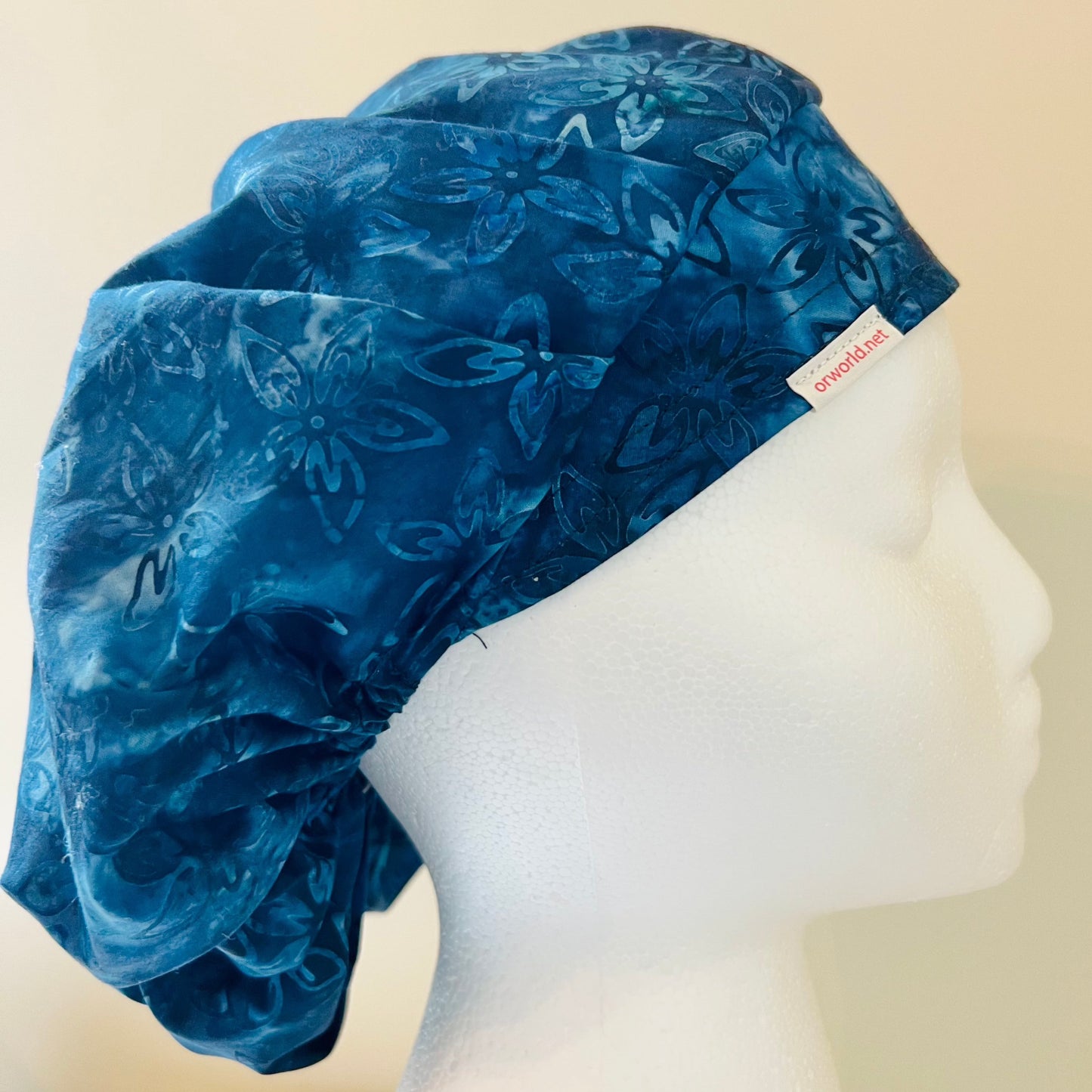 Bouffant-Surgical Hats-Batik blues