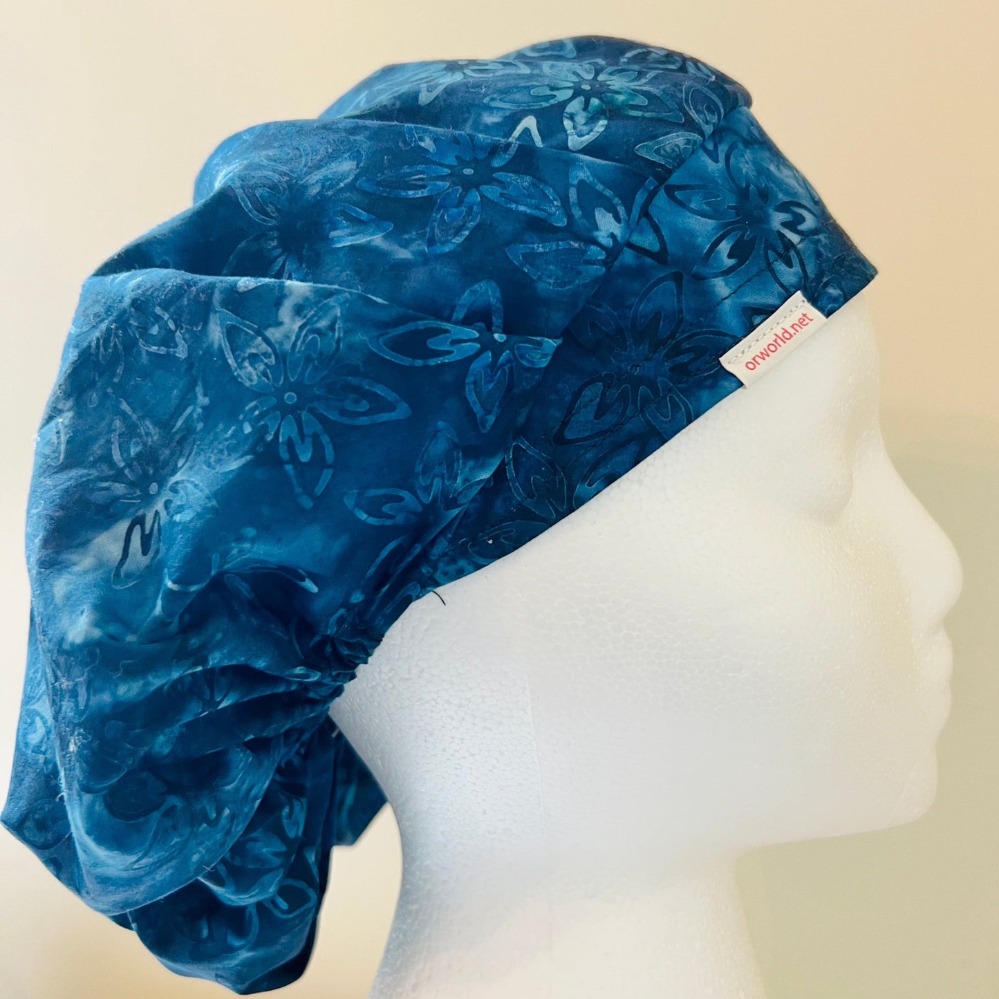 Bouffant-Surgical Hats-Batik blues