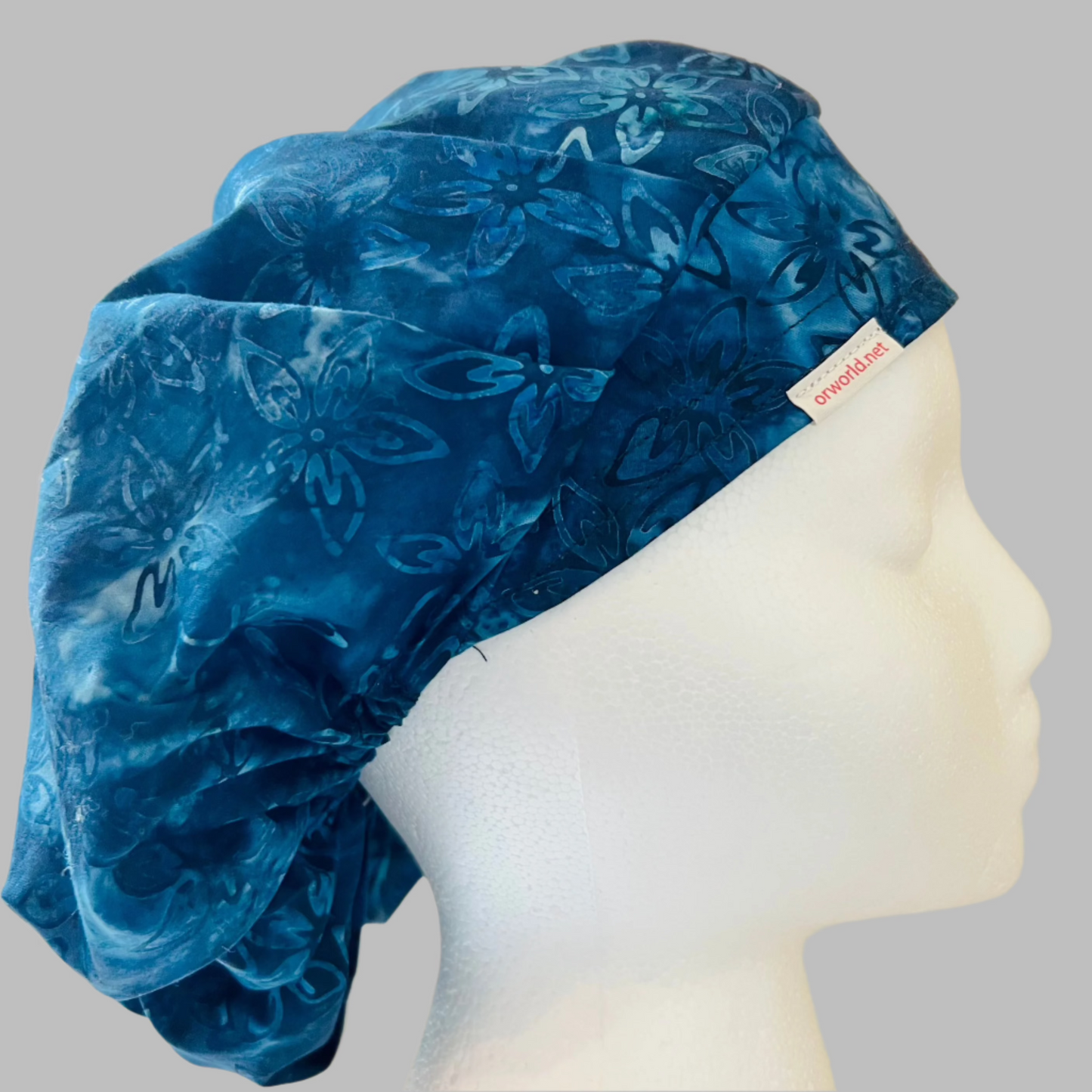 Bouffant-Surgical Hats-Batik blues