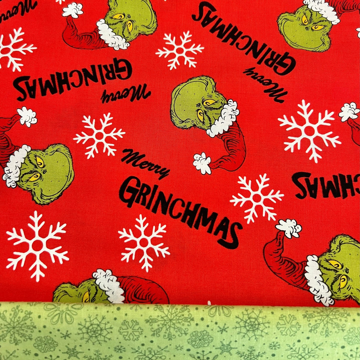 Bouffant Hat-"Merry Grinchmas Hat"