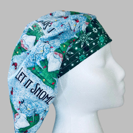 Bouffant-Christmas "Let it Snome" Gnomes