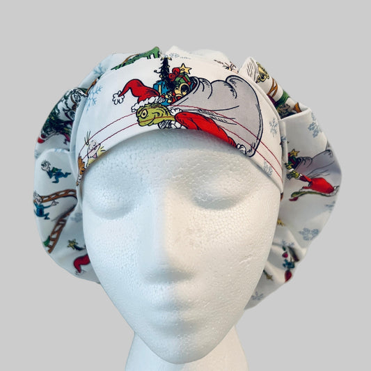 Bouffant Hat-"The Grinch and the Who Family"