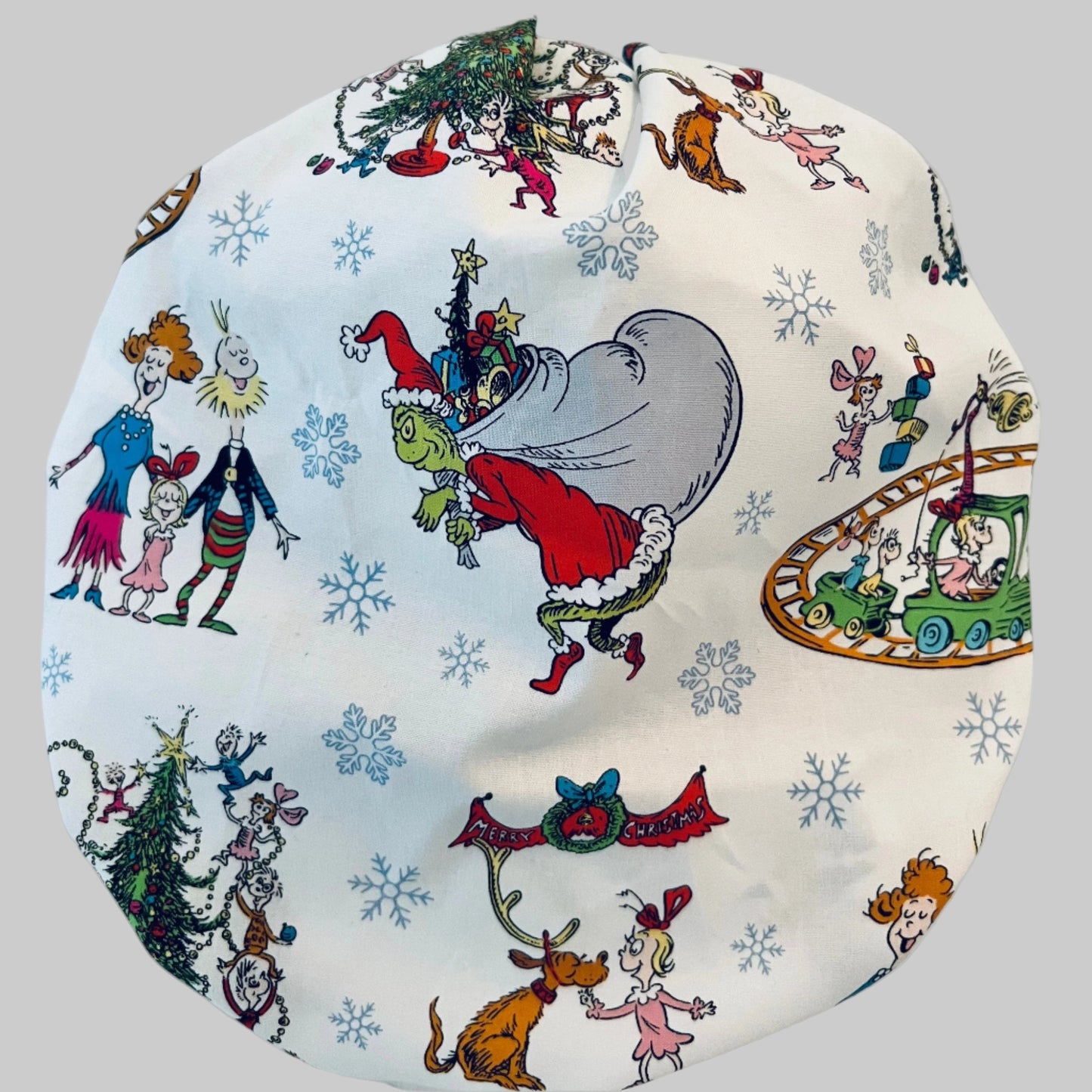 Bouffant Hat-"The Grinch and the Who Family"