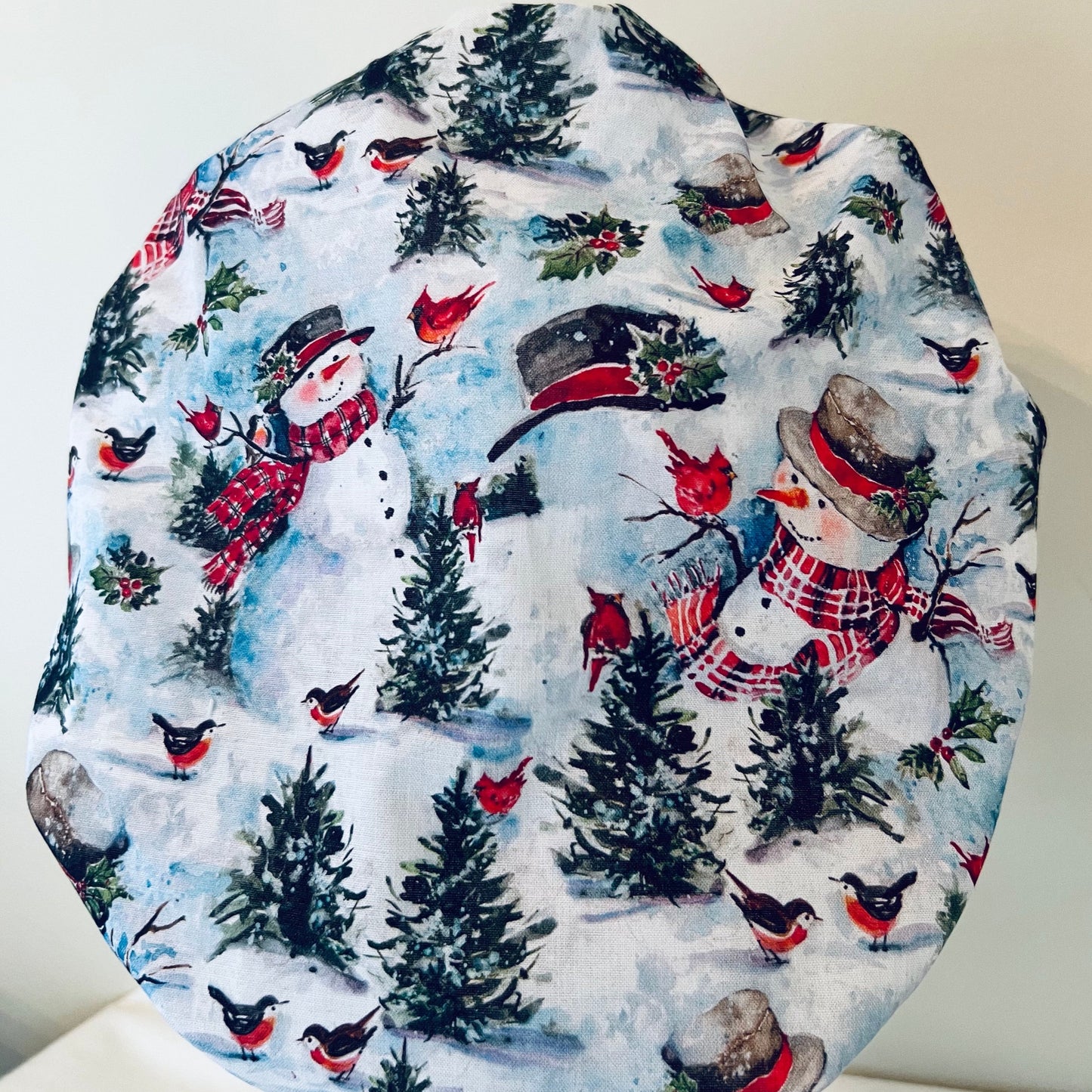 Bouffant-winter snowman