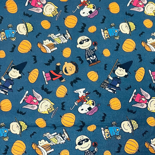 Bouffant Hat-"Peanuts and Pumpkins"