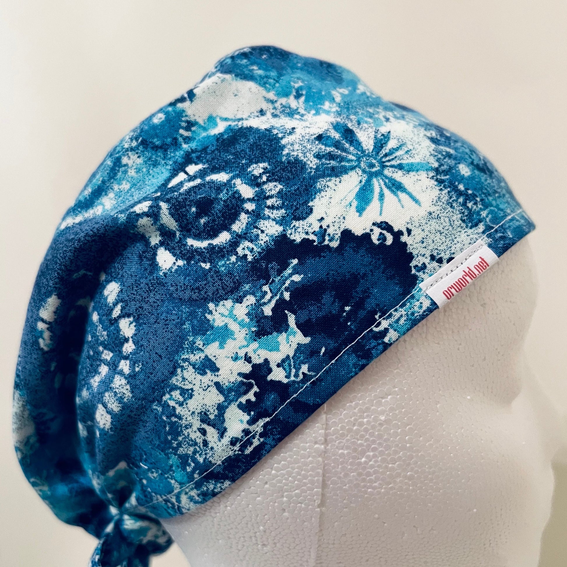 Scrub Caps-Sky Blue Designs