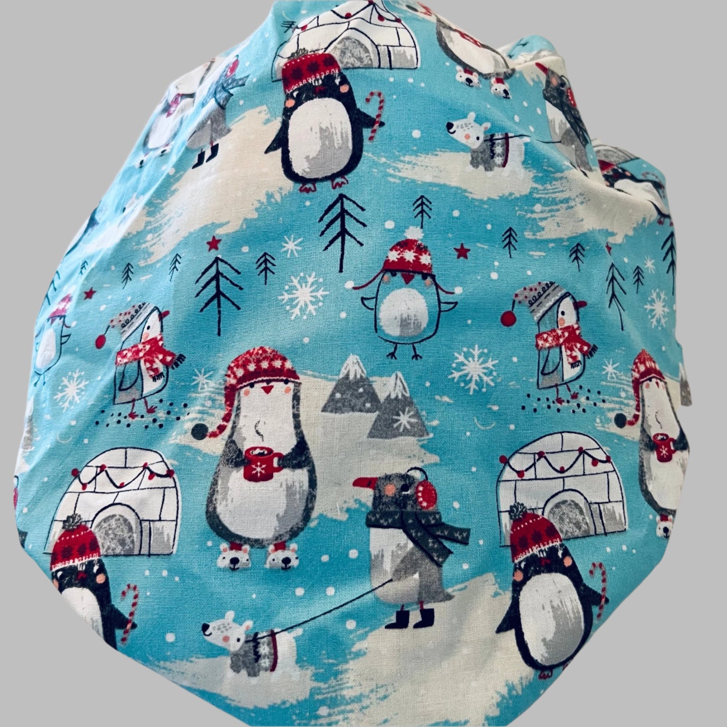 Bouffant-Winter penguins