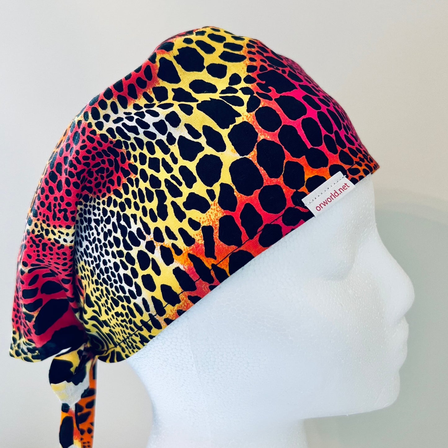 Scrub Cap - Cheetah Colors