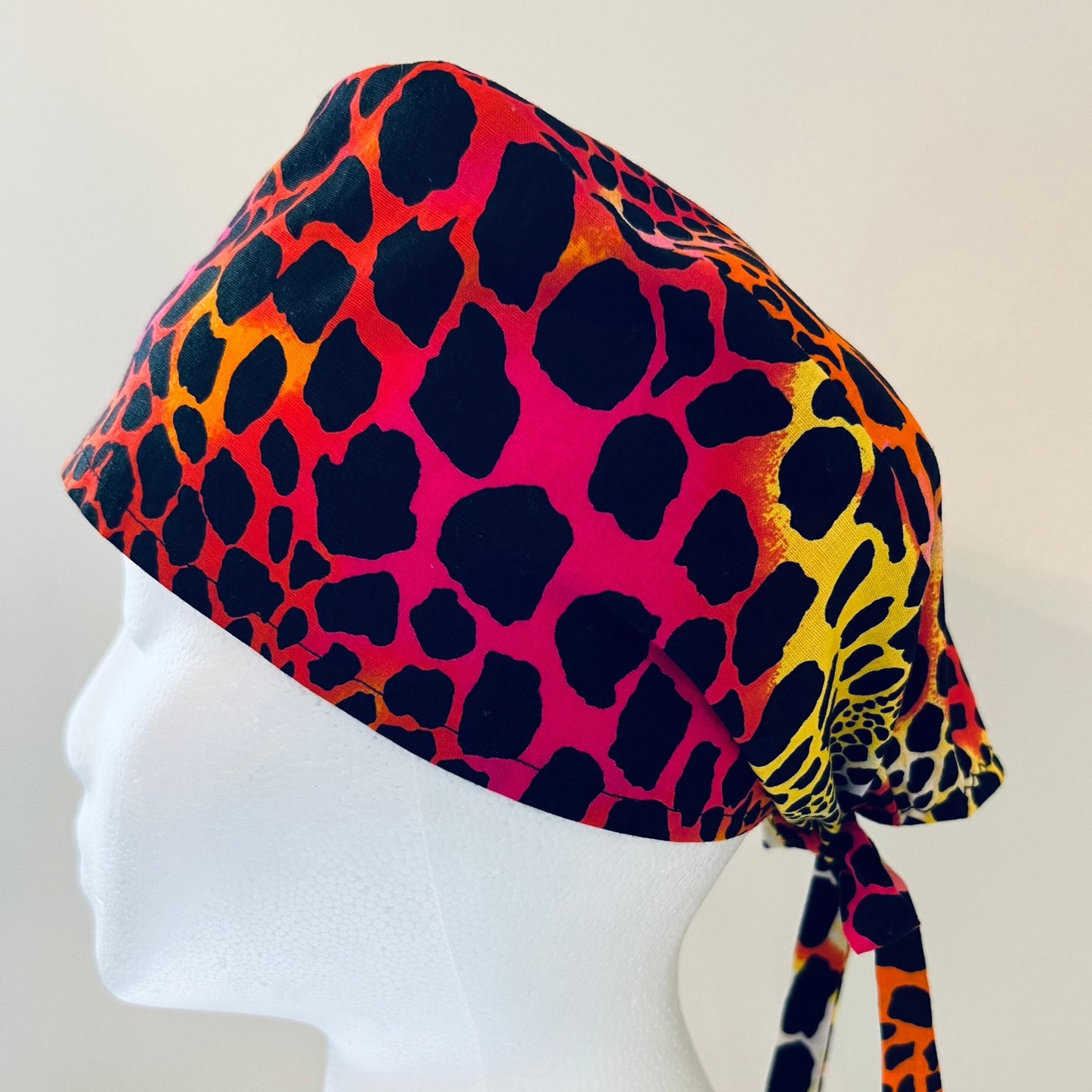 Scrub Cap - Cheetah Colors