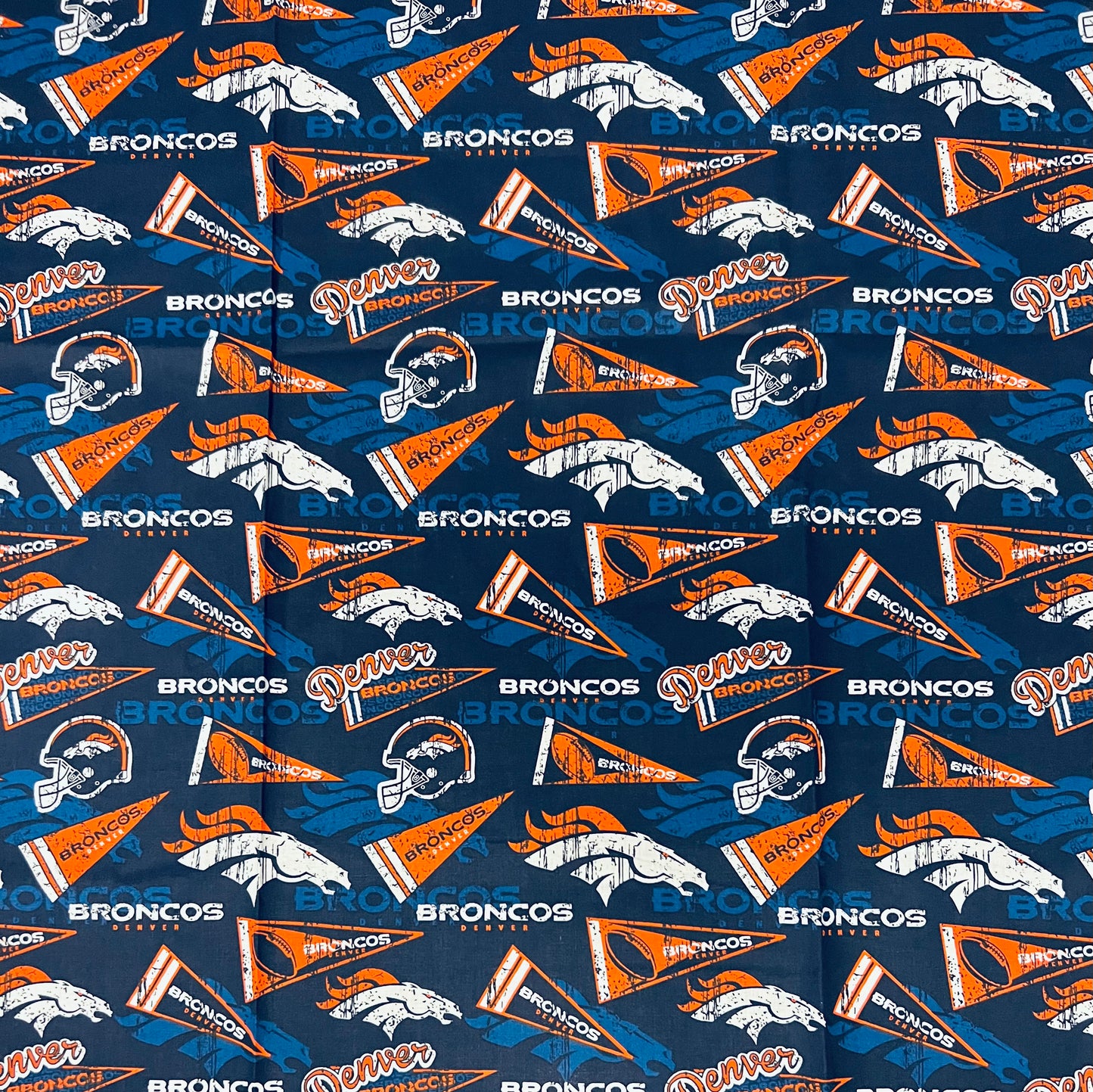 Scrub Cap-Denver Broncos Blue
