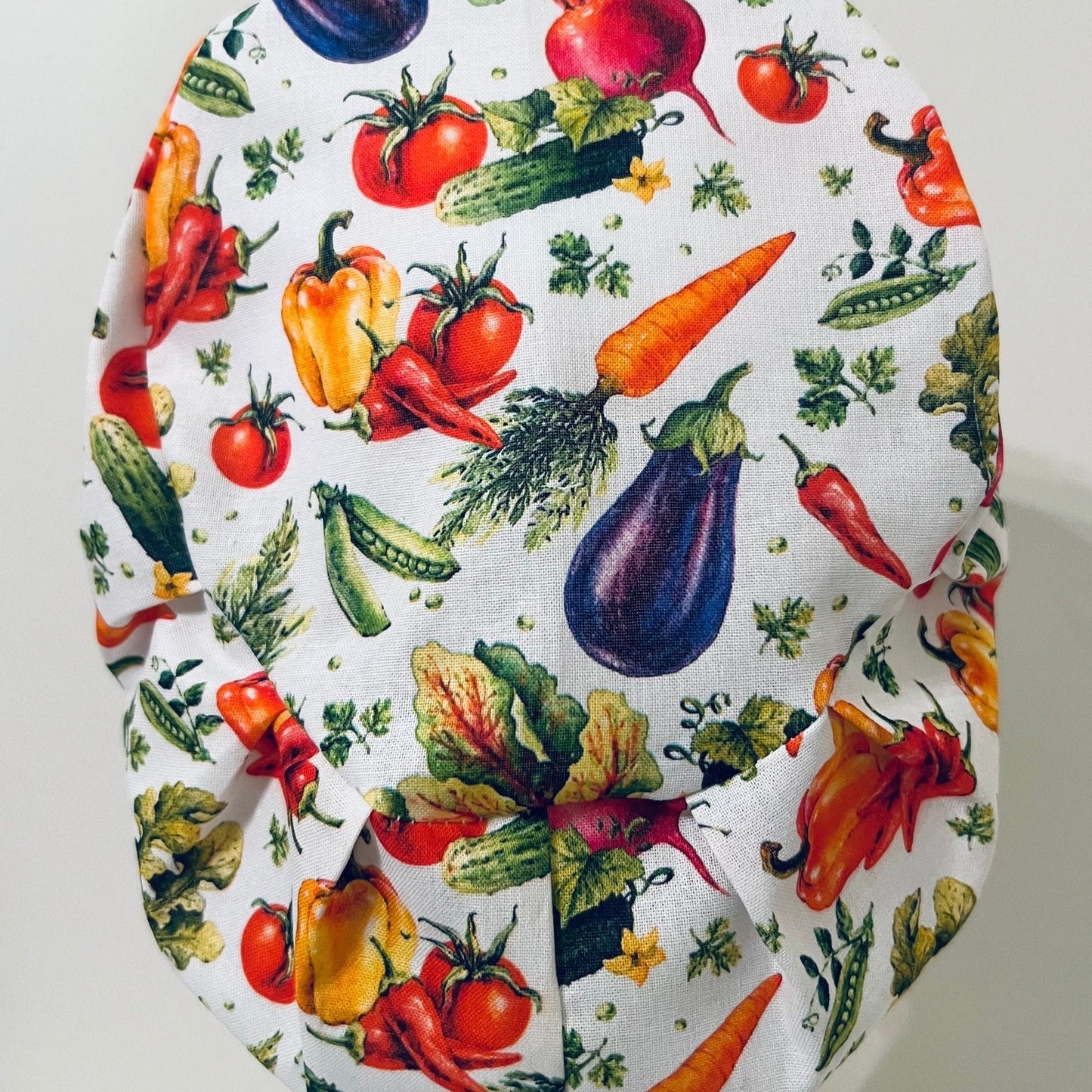 Euro Surgical Scrub Cap-Garden Vegetables