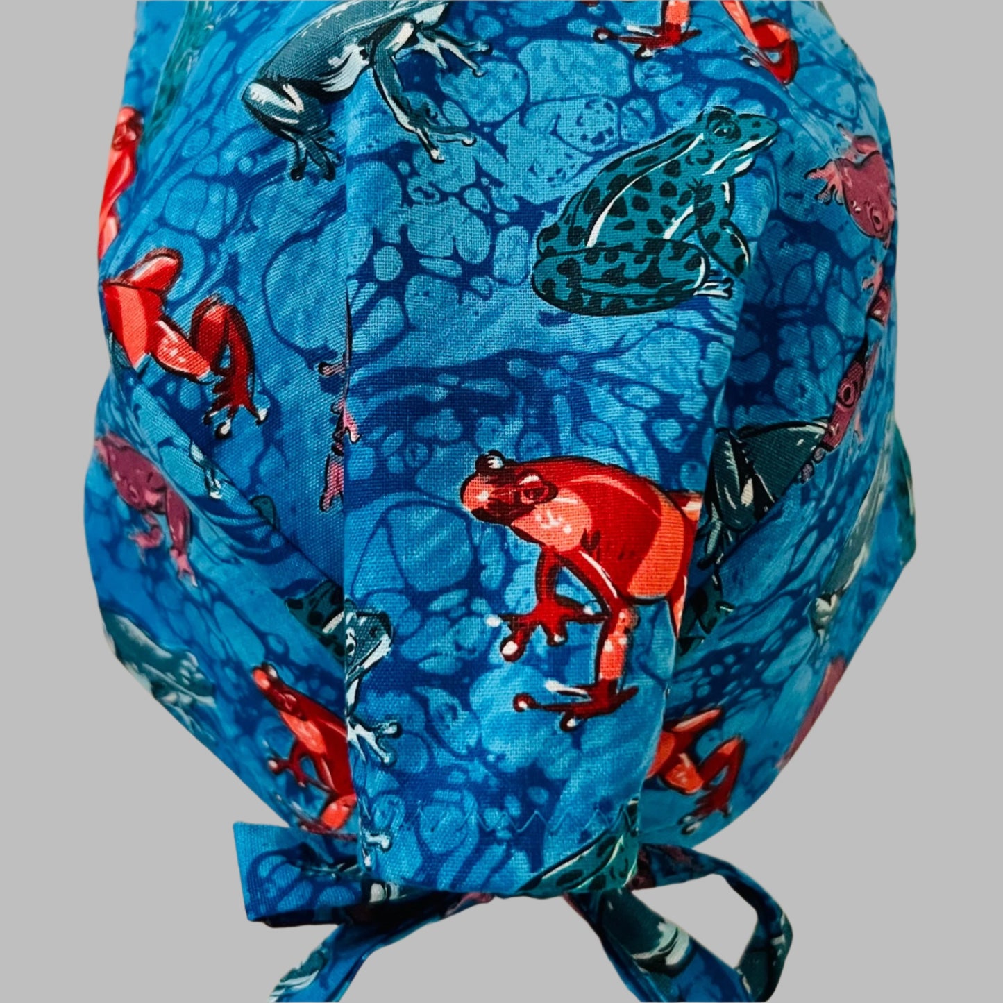 Scrub Cap - Tropical Frogs