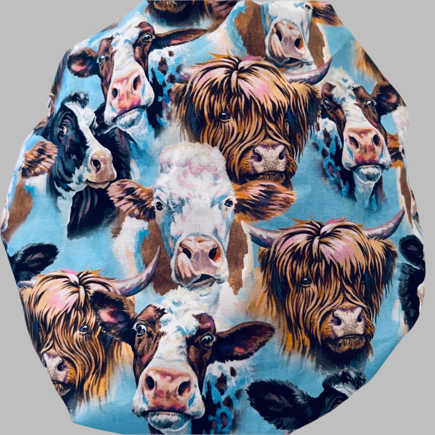 Bouffant-Long hair cows