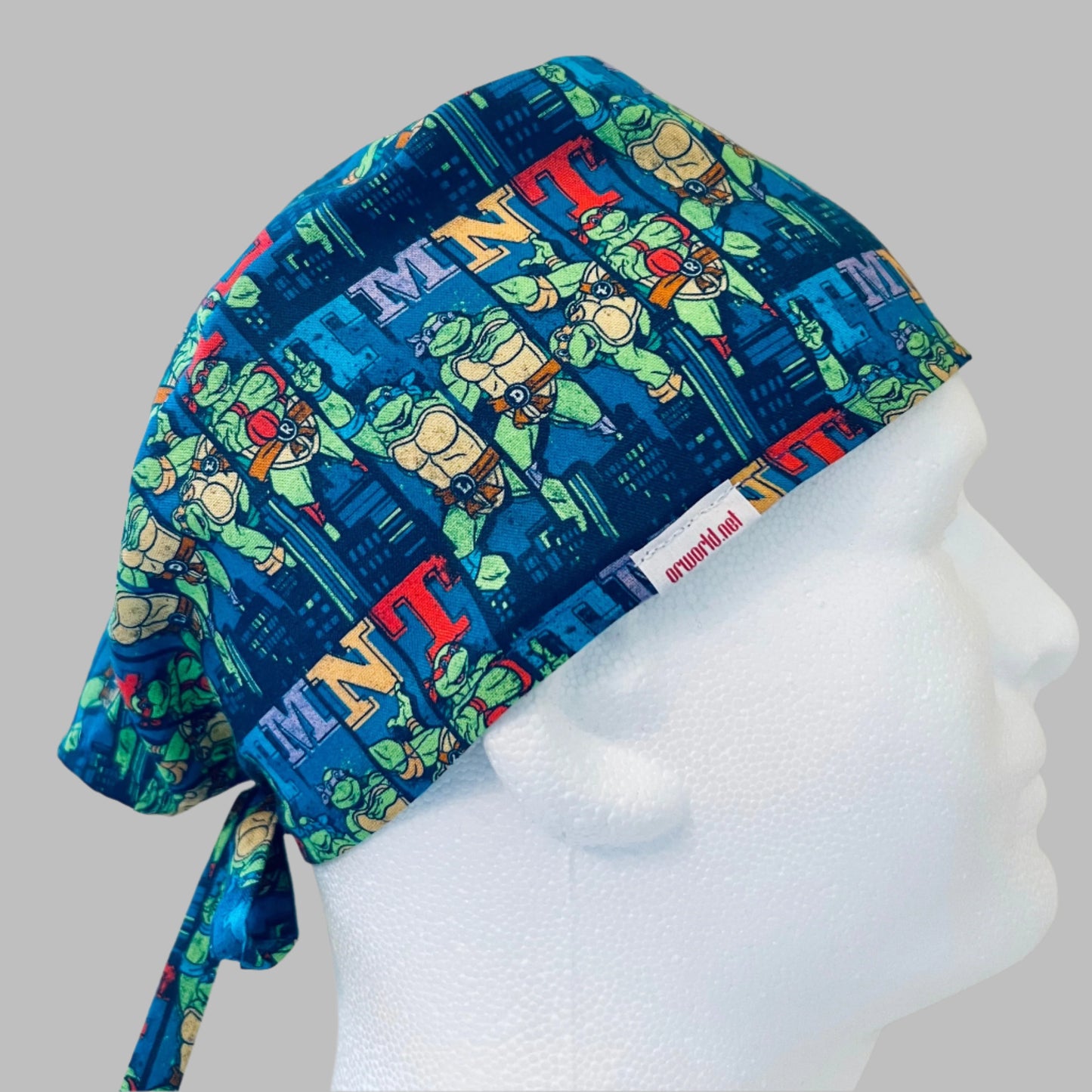 Scrub Cap-Ninja Turtles animated