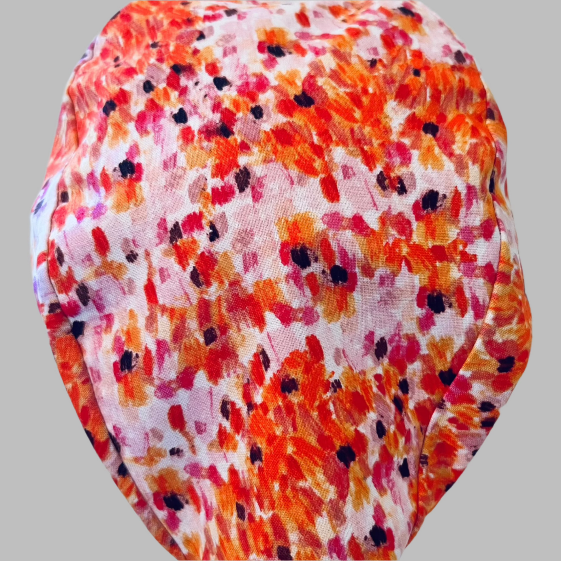 Scrub Cap - Orange sunset speckles