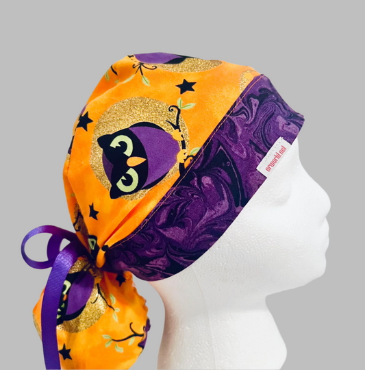 Ponytail Style Hat-Halloween Owl