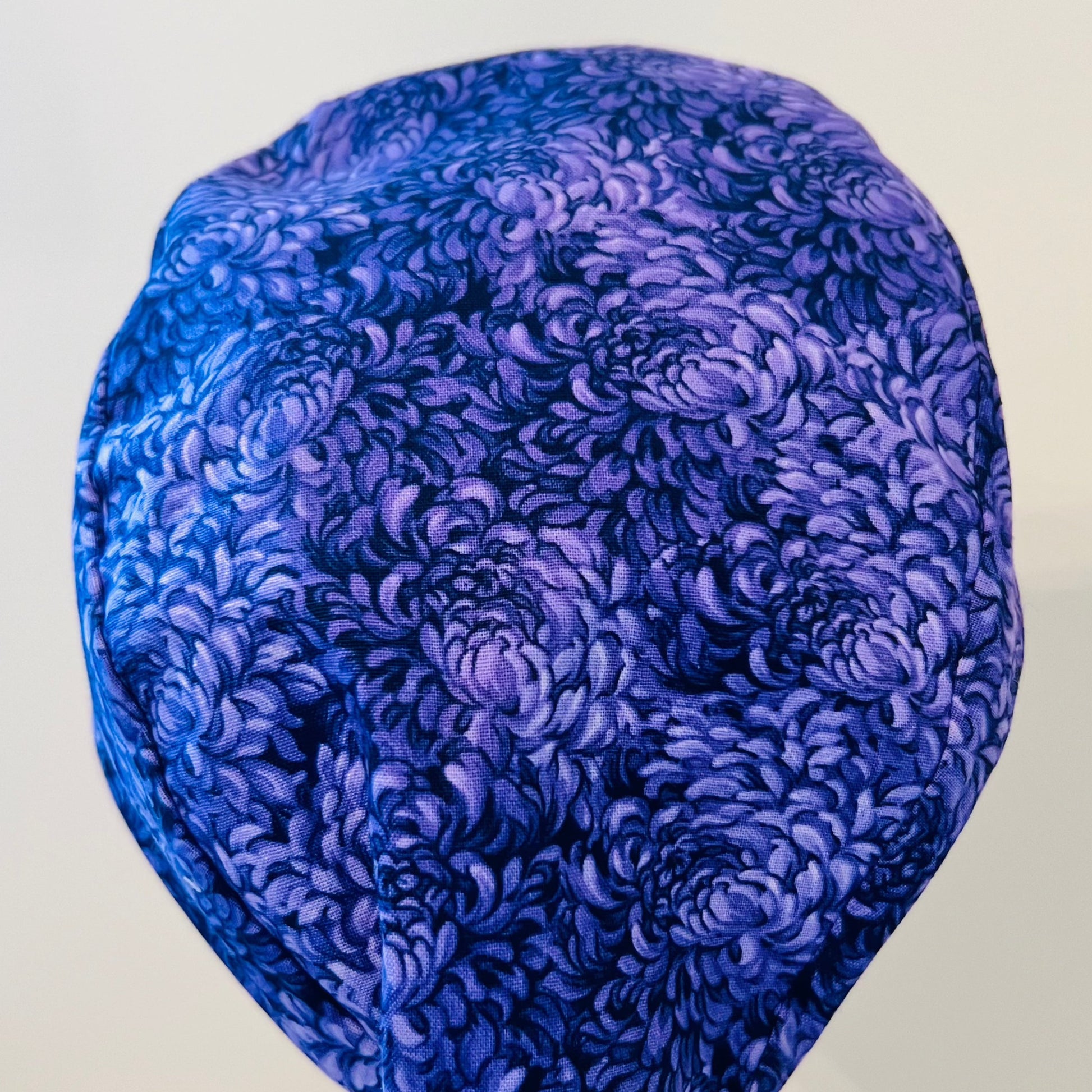 Scrub Caps-Purple Petals