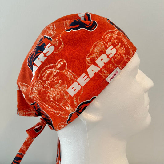 Scrub Cap-Chicago Bears orange