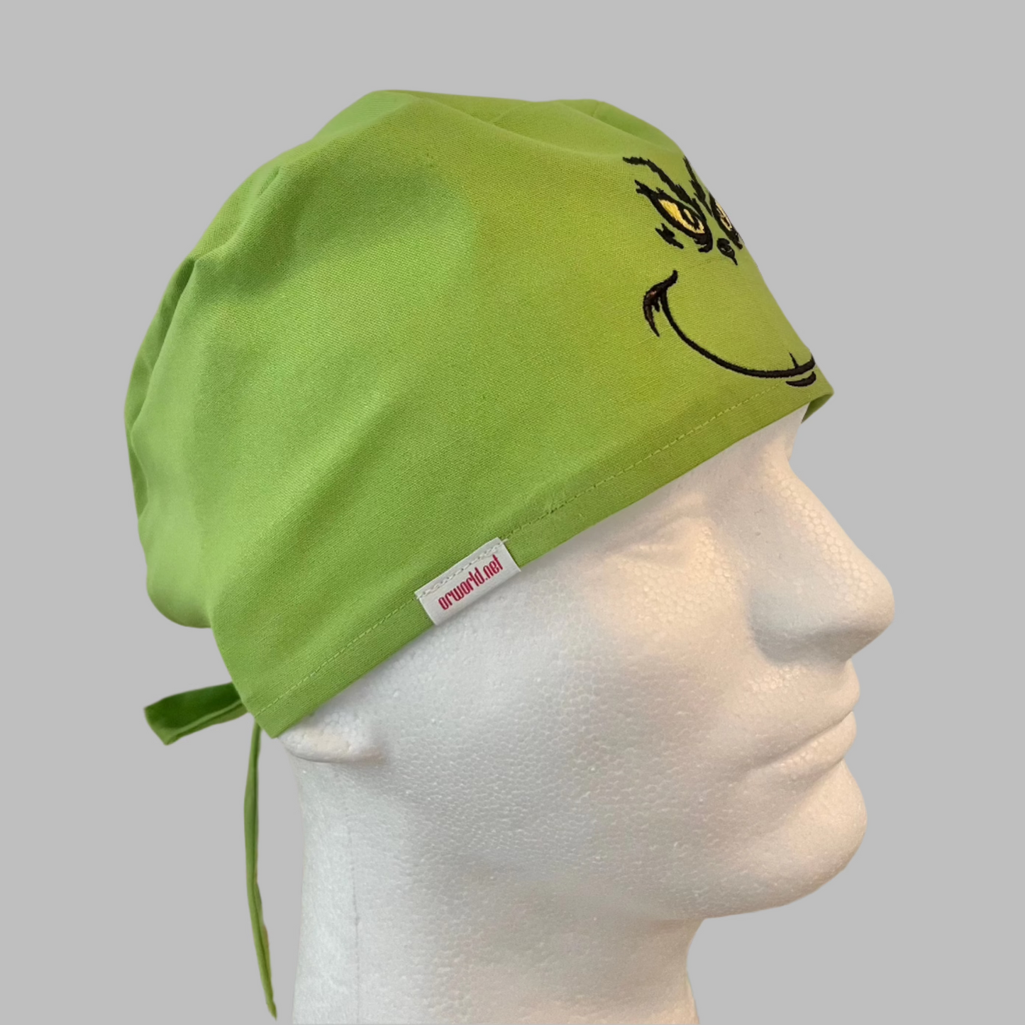 Scrub Cap- Christmas Green Grinch