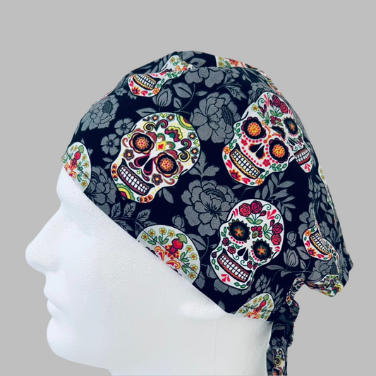 Scrub Cap-Halloween-Bad Bones