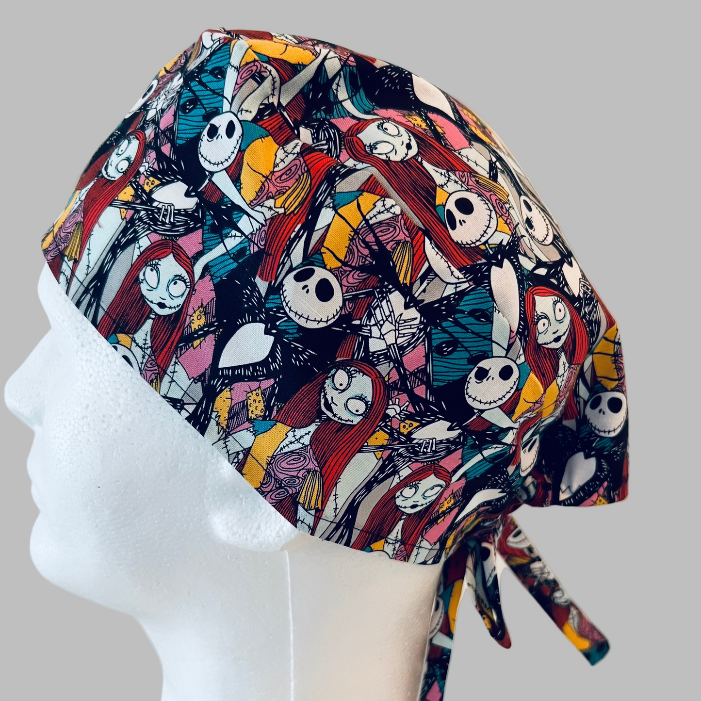 Scrub Cap-Jack and Sally in Scrubs