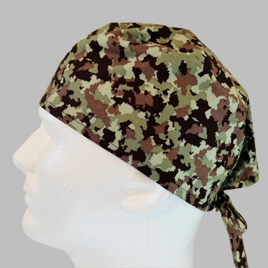 Scrub Cap-Mini Camouflage