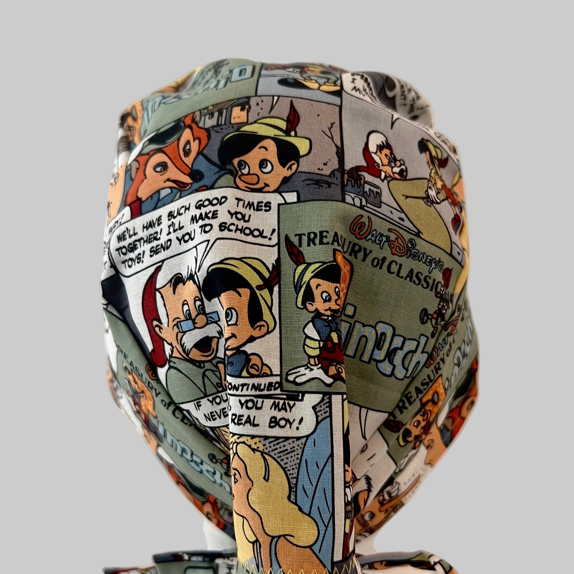 Scrub Cap-Pinocchio Pop