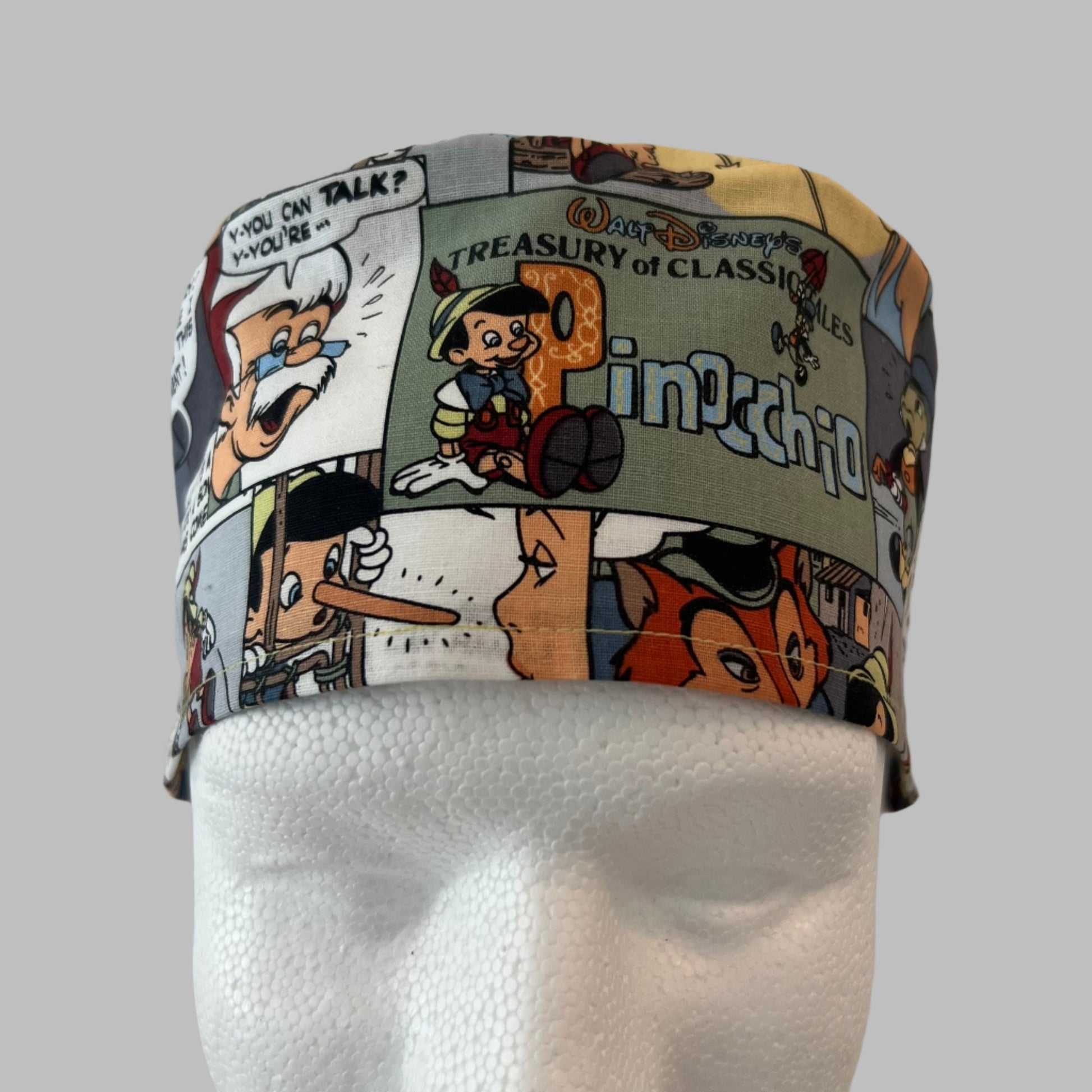 Scrub Cap-Pinocchio Pop