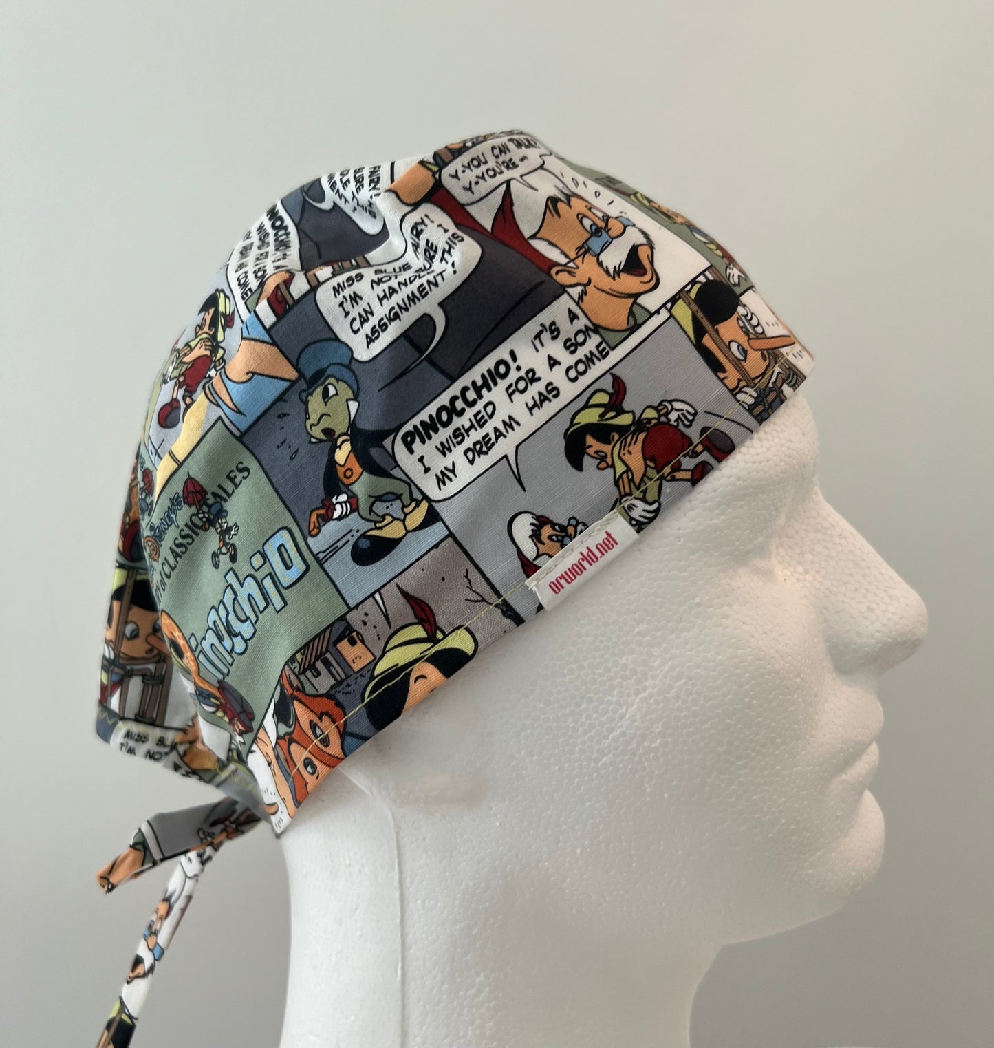 Scrub Cap-Pinocchio Pop