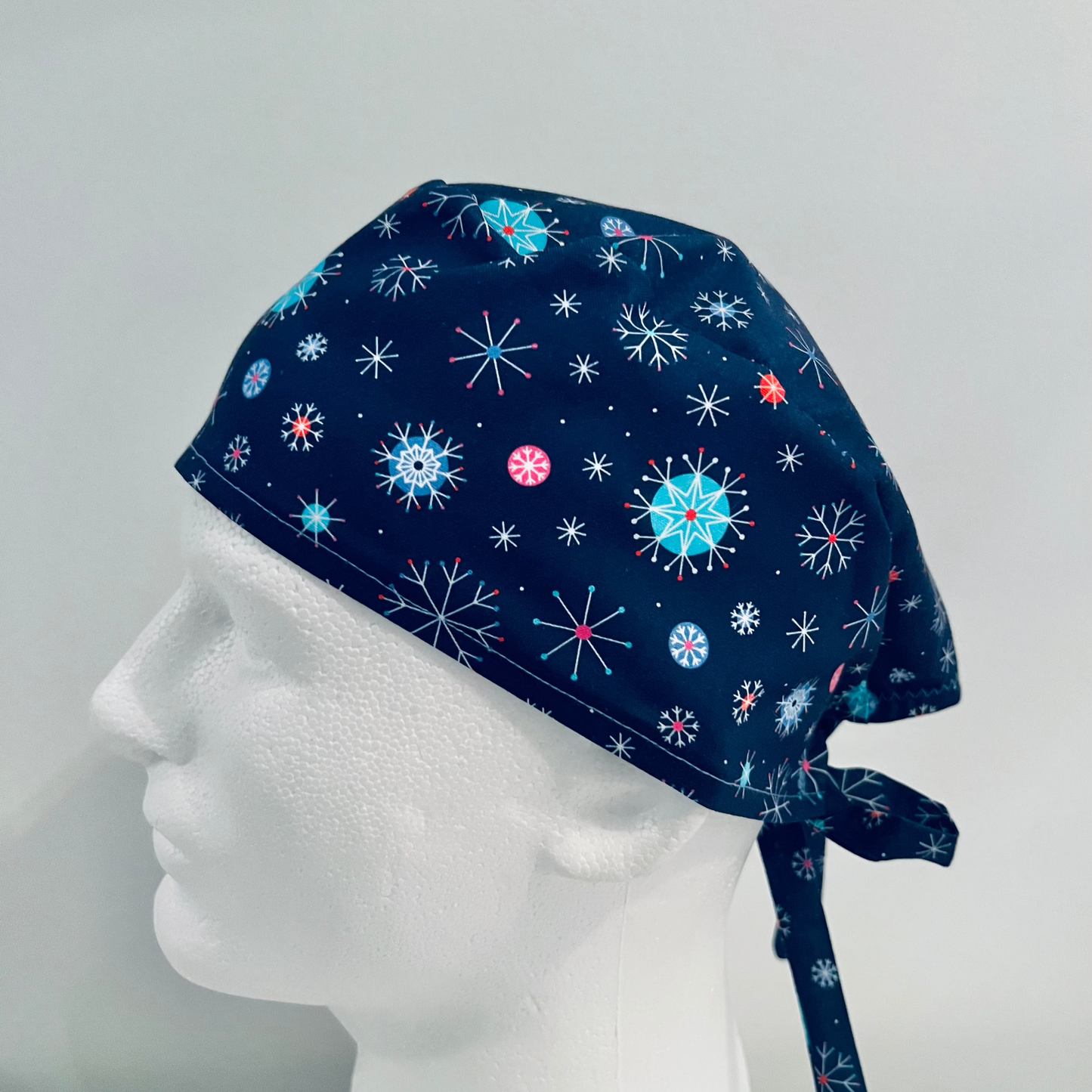Scrub Cap-Snowy Midnight