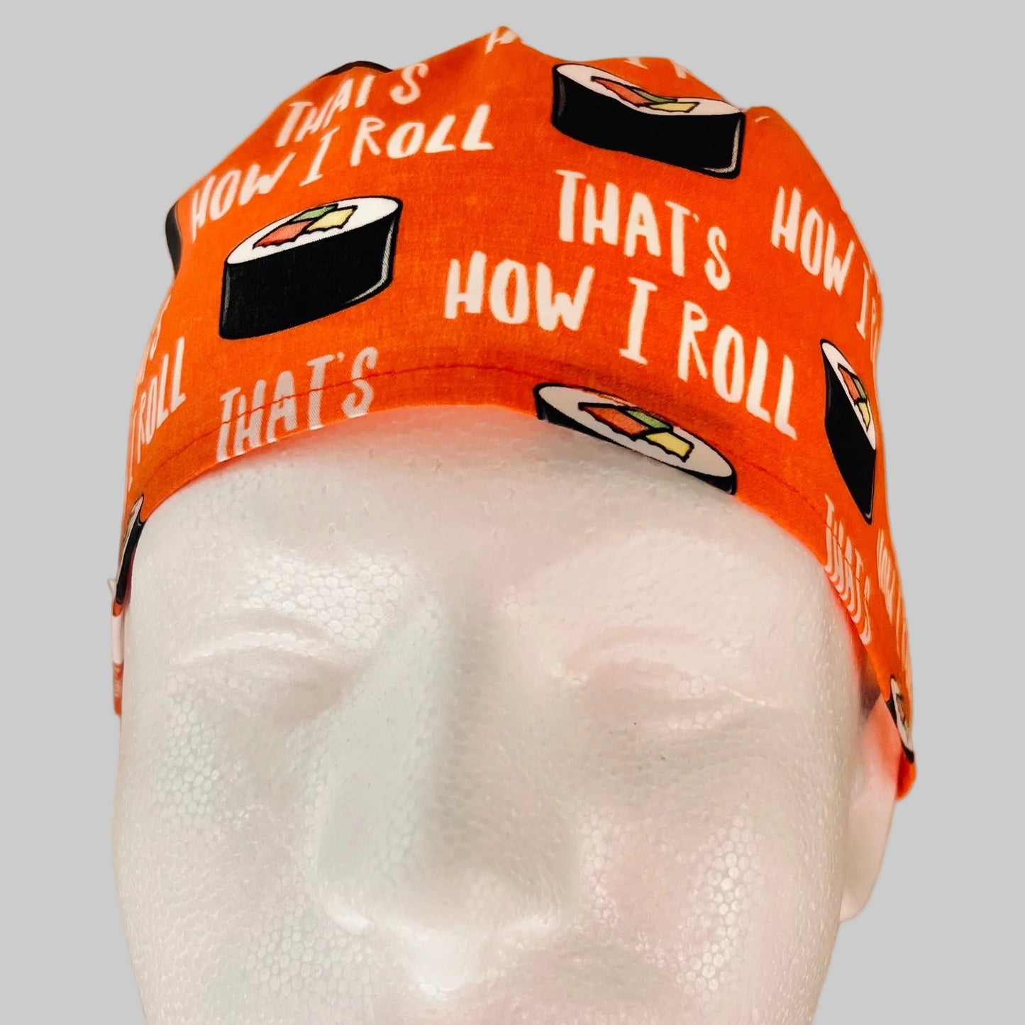 Funny Sushi Scrub Cap – “That’s How I Roll” Surgical Cap | Nurse & OR Hat