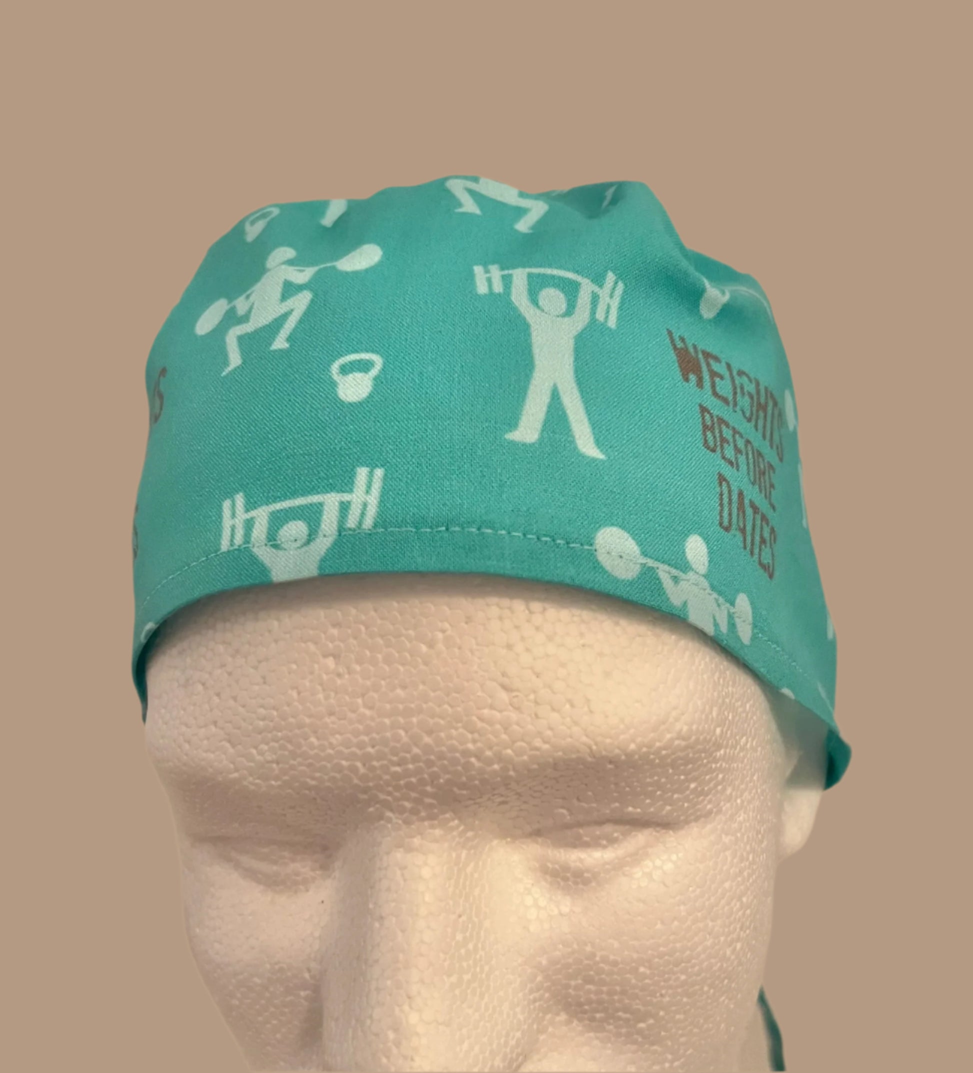 Scrub Cap-Barbell Boss