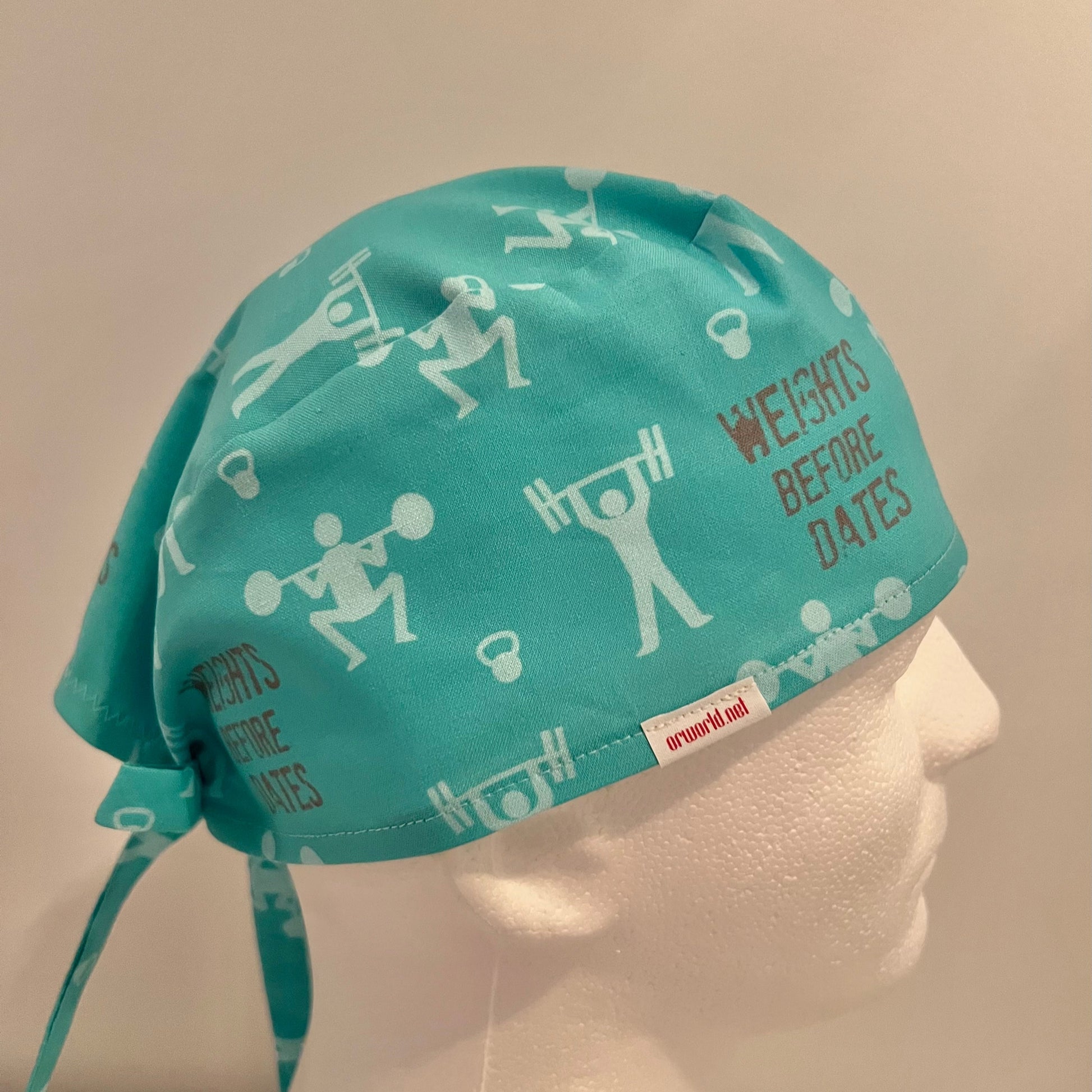 Scrub Cap-Barbell Boss