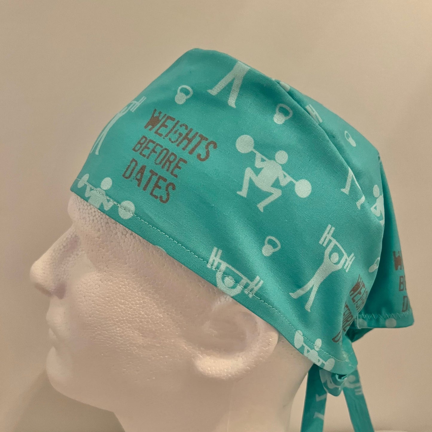 Scrub Cap-Barbell Boss