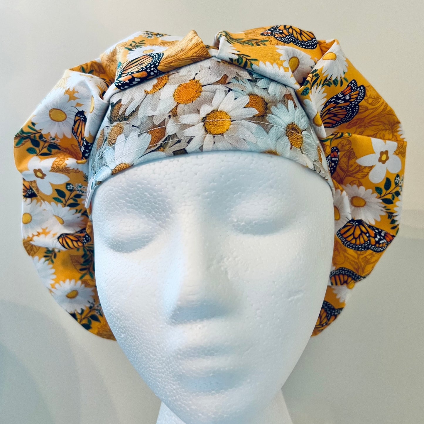 Bouffant - Butterflies and Daisies