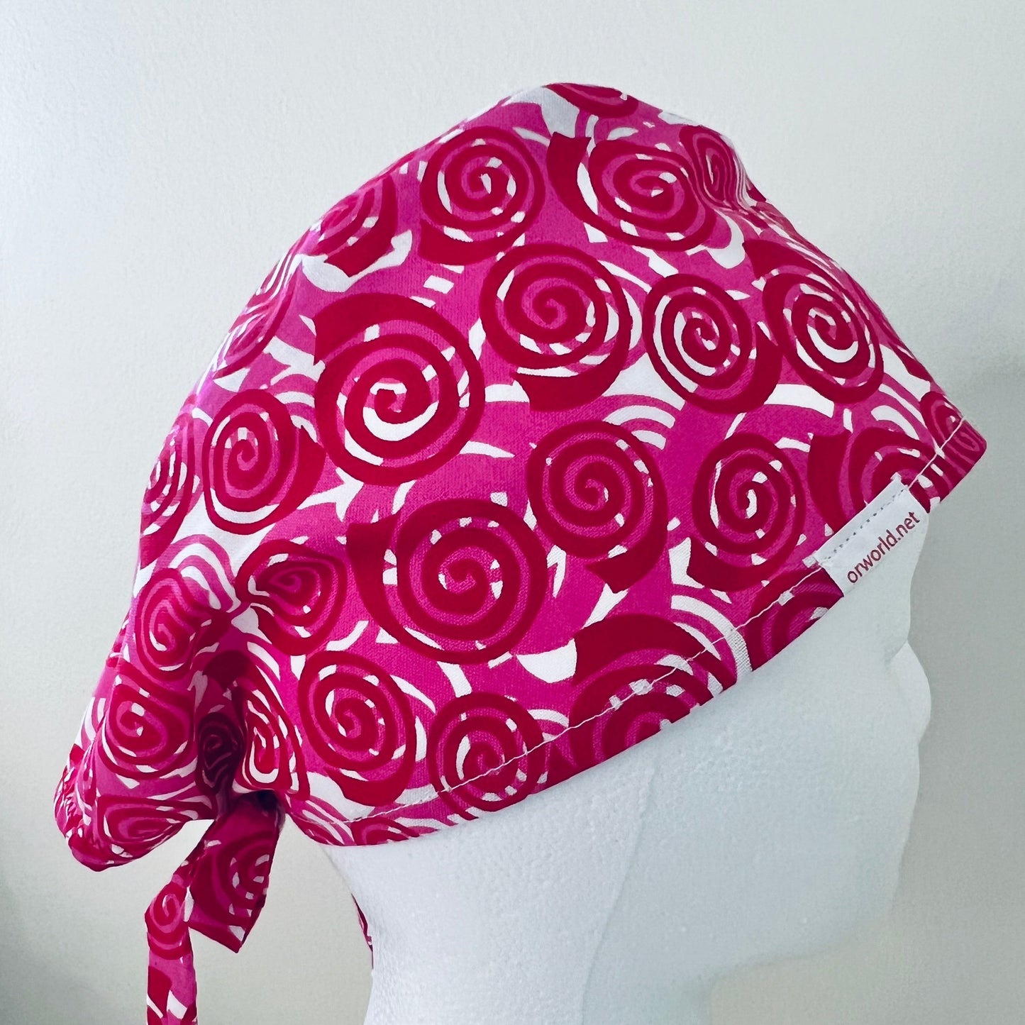Scrub Cap-Valentines Day Swirls