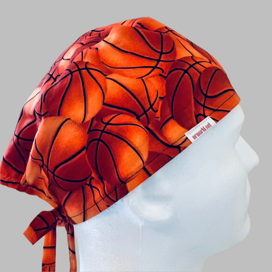Scrub Cap - Basketball