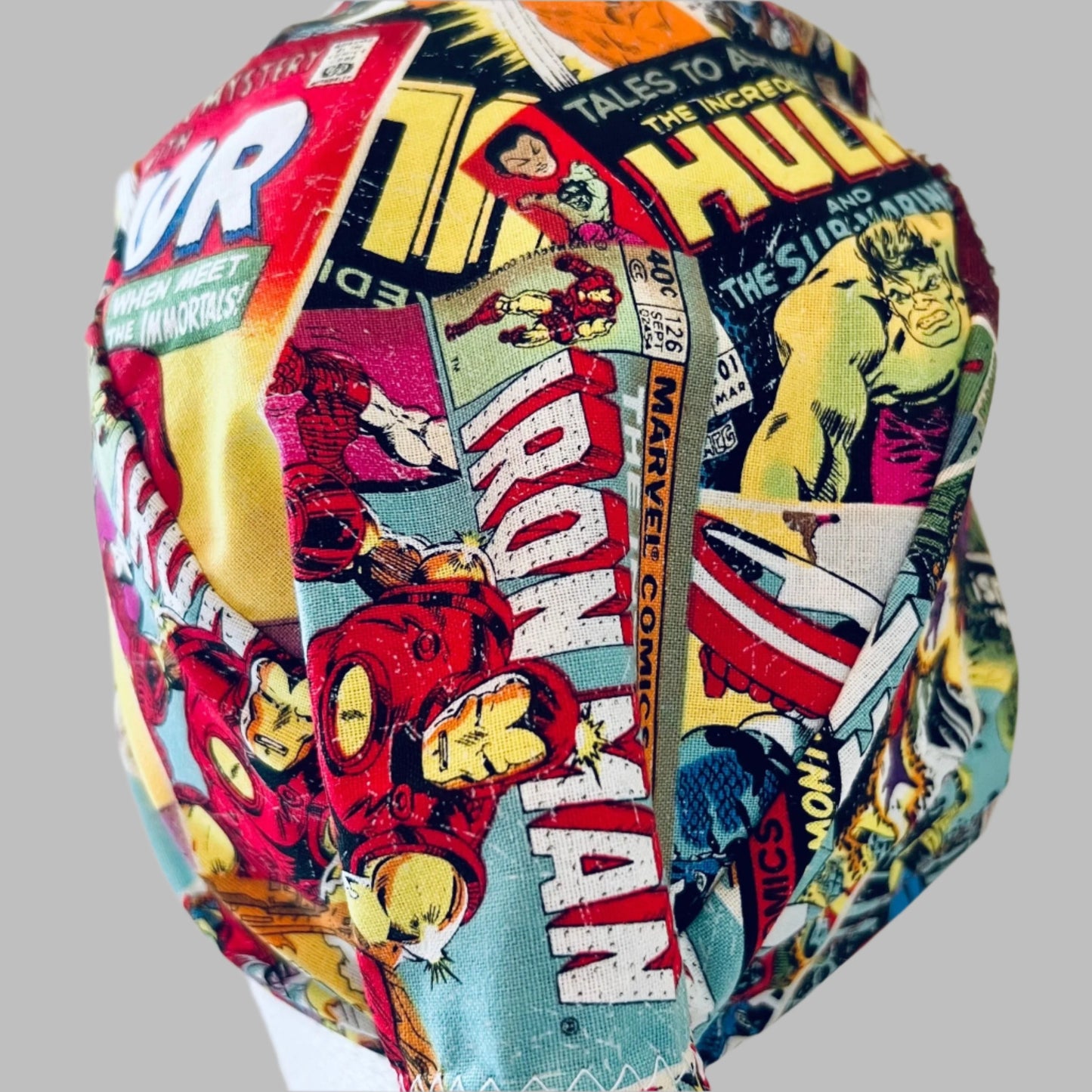 Scrub Cap-Super Hero Comics