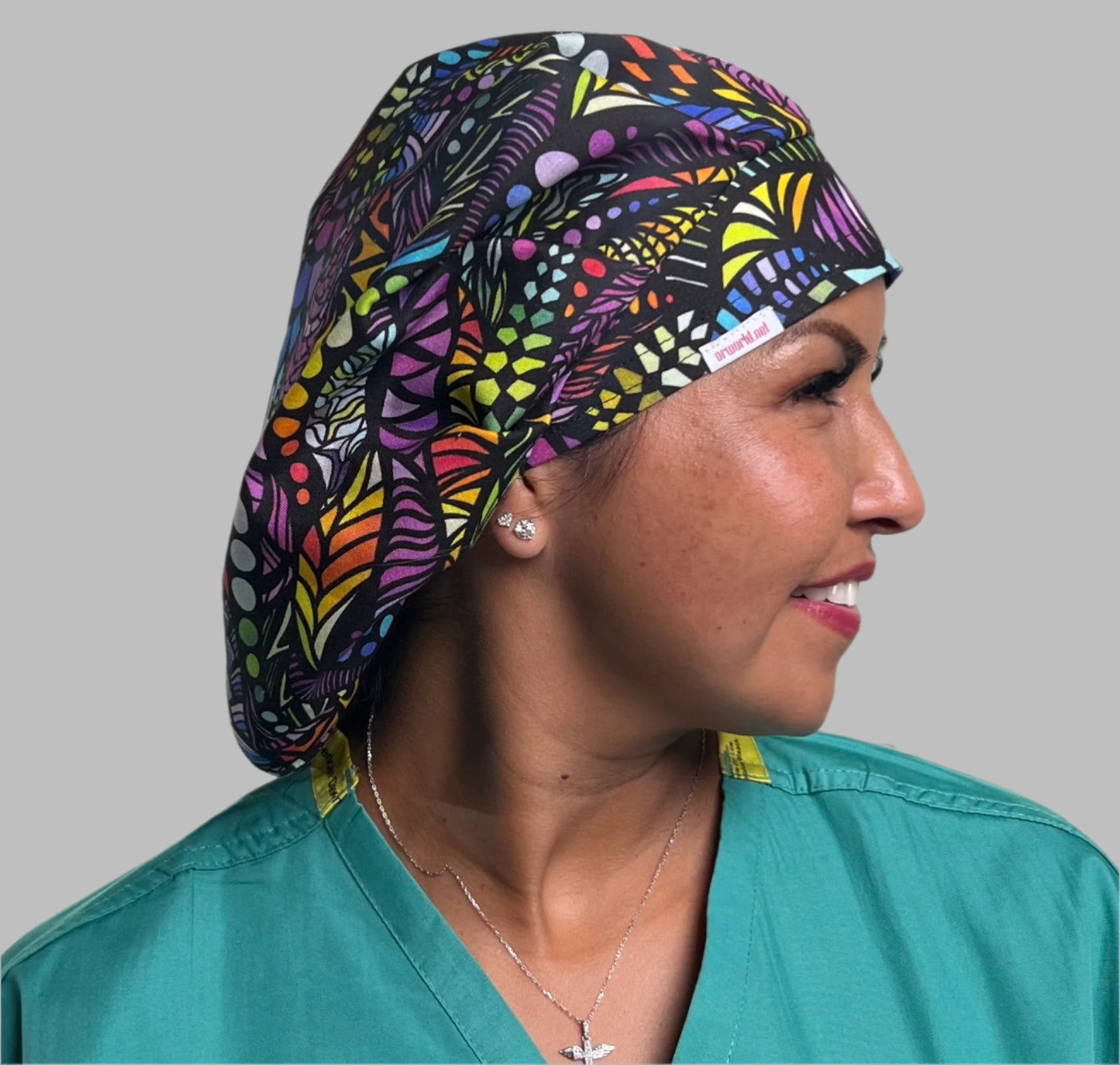 Bouffant - Rainbow Mosaic