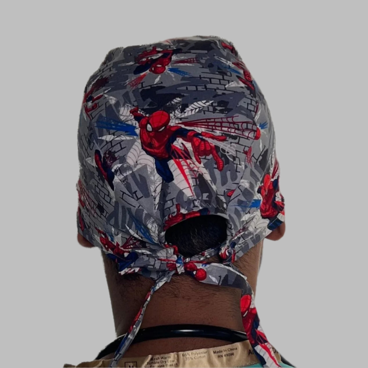 Scrub Cap-Spiderman