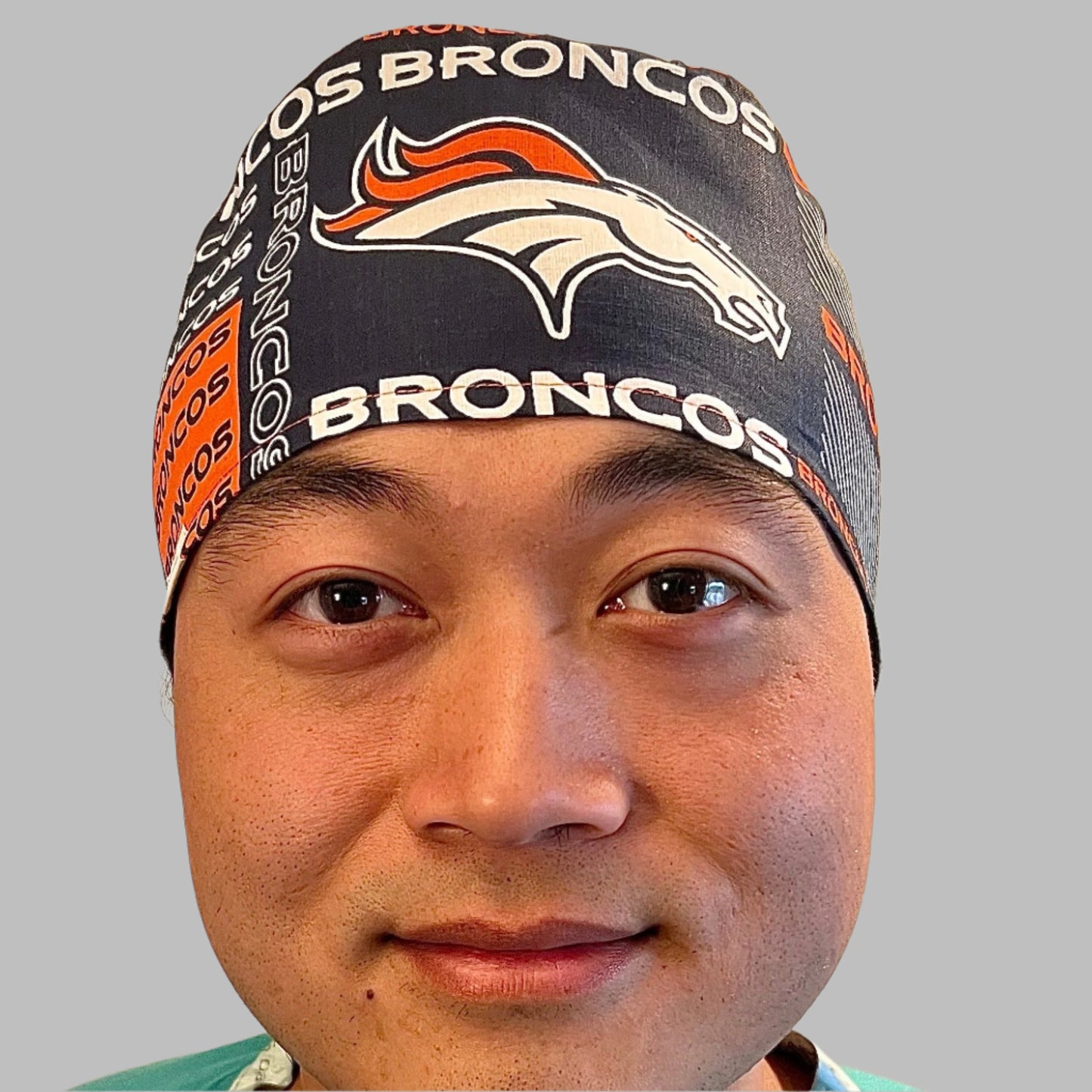 Scrub Cap-Denver Broncos-Stripes