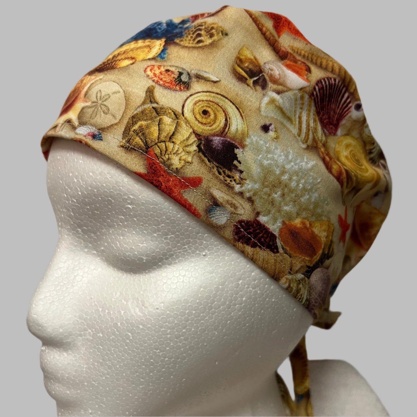 Scrub Cap - Seashells Beach