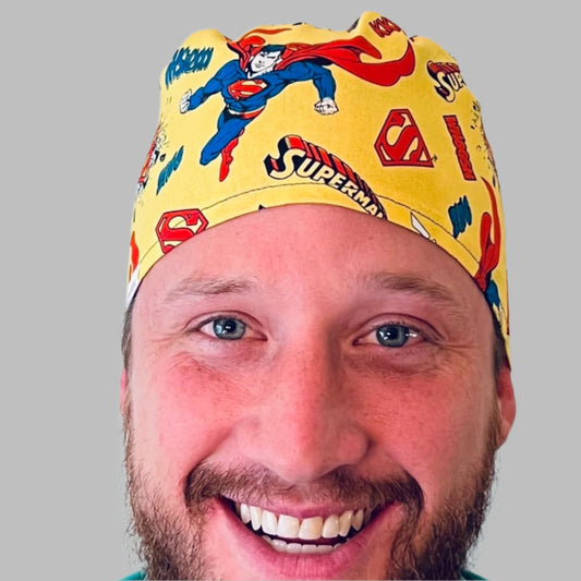 Scrub Cap-Superman