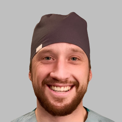 Scrub Cap-Men-Solid-Simple-Slick Brown OR World LLC Surgical Caps-Hats-Scrub Caps-Bouffants-Fun patterns for OR Nurses-Surgical Nurses-Scrub Techs-Surgical Technologists-Technicians-Dentistry-Food Production-Cancer Patients and other medical professionals!