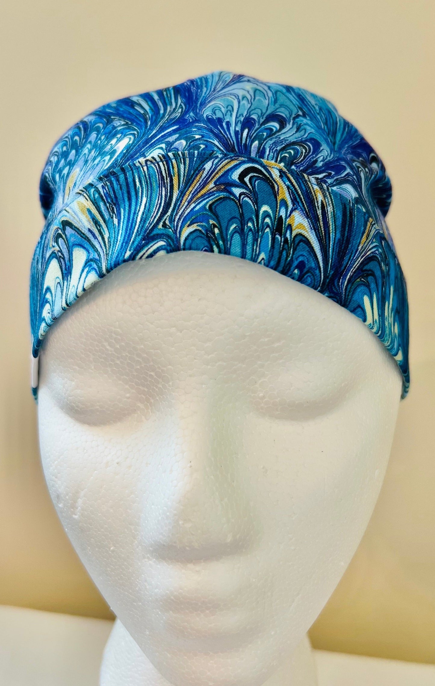 Ponytail Style - Blue Ripples
