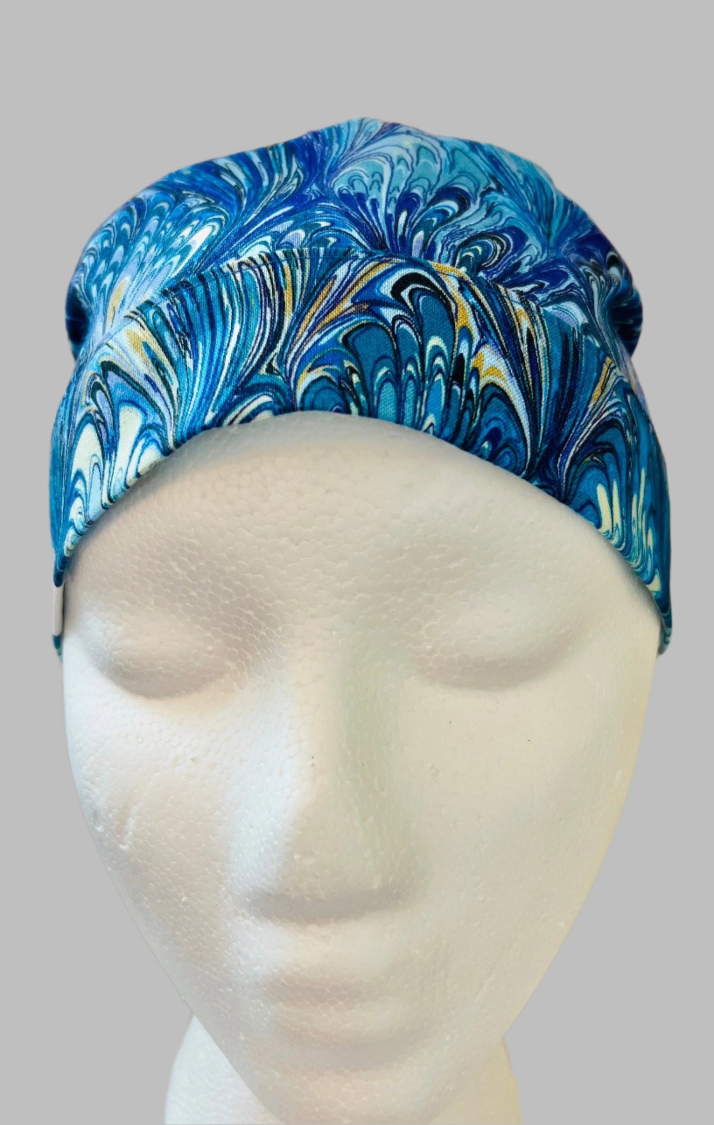 Ponytail Style - Blue Ripples